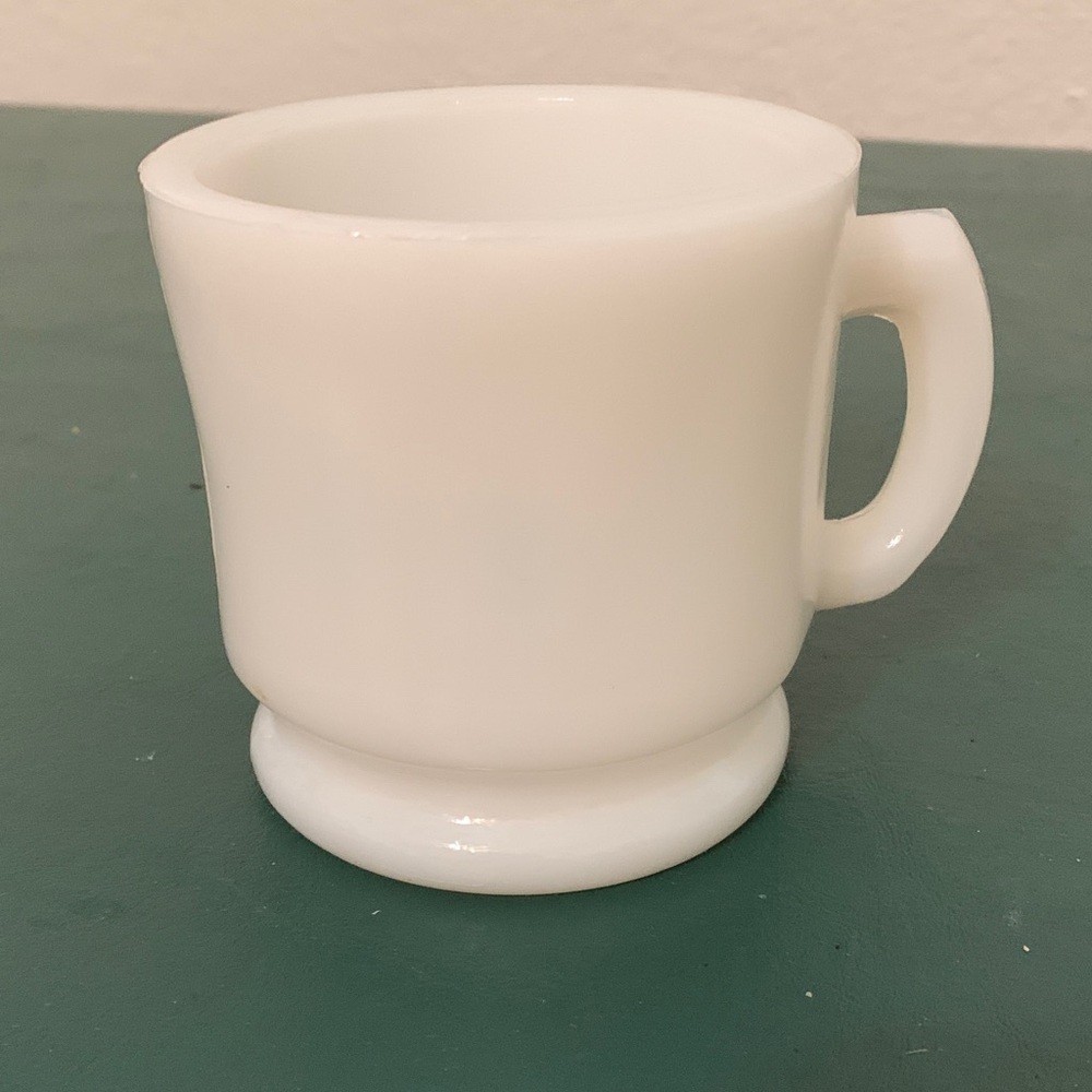 Classic White Ceramic shaving Mug
